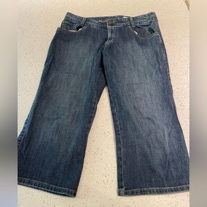 Eddie Bauer Women's Blue Ankle Jeans